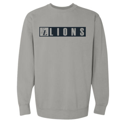 LL Lions  - Garment Dyed Ringspun Crewneck Sweatshirt Thumbnail