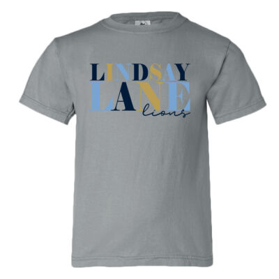 Colorfull Lindsay Lane  - Youth Garment Dyed Ringspun T-Shirt Thumbnail