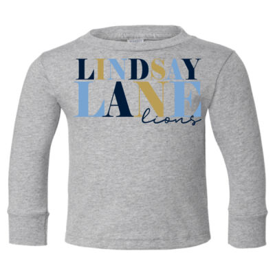 Colorfull Lindsay Lane  - Toddler Cotton Jersey Long Sleeve Tee Thumbnail
