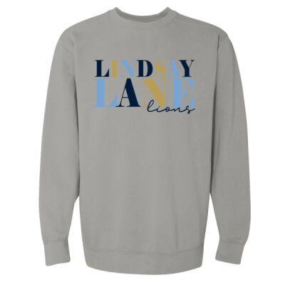 Colorfull Lindsay Lane  - Garment Dyed Ringspun Crewneck Sweatshirt Thumbnail