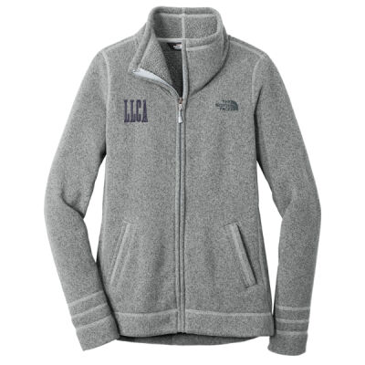 EMB Block LLCA - Women's Sweater Fleece Jacket Thumbnail
