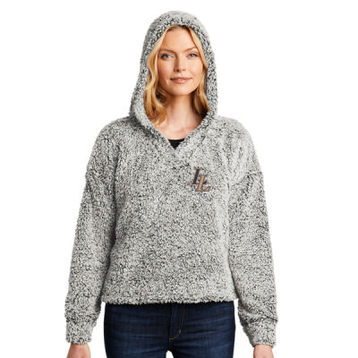 LL EMB - Women's Cozy Fleece Hoodie Thumbnail