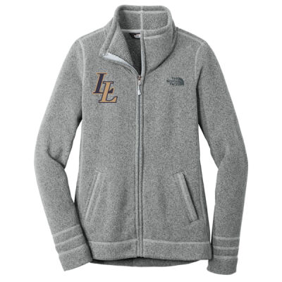 LL EMB - Women's Sweater Fleece Jacket Thumbnail
