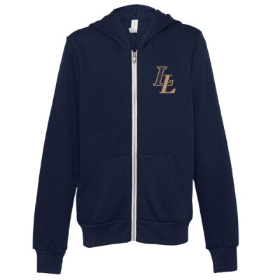LL EMB - Youth Sponge Fleece Full-Zip Hoodie Thumbnail